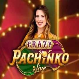 Crazy Pachinko online game logo by Evolution on love-casino.eu