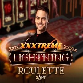 Official Live Casino logo: XXXtreme Lightning Roulette by Evolution at Love Casino